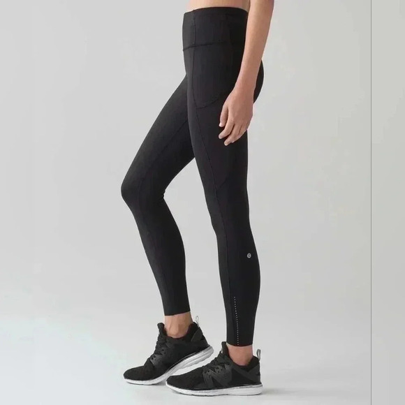 lululemon athletica Pants - Lululemon Fast & Free 7/8 Tight II *Nulux 25"Black (First Release)